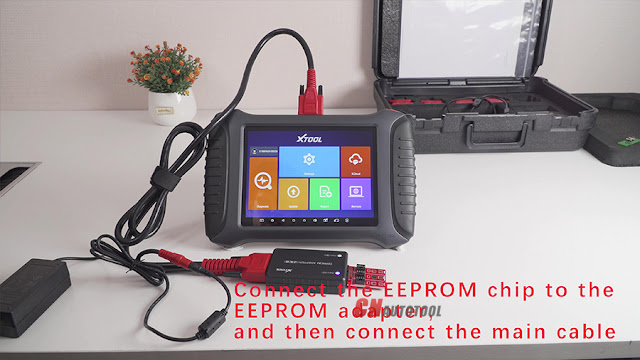 How to use Xtool X100 Pad 3 to read EEPROM Data 93c46-2